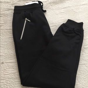 black joggers for men